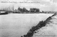 carte postale ancienne de Visé Bassin. Entrée du Canal et la Meuse