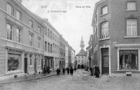 carte postale ancienne de Visé Hôtel de ville