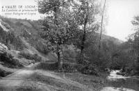 carte postale ancienne de Palogne La Lambrée et promenade entre Palogne et Logne