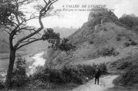 carte postale ancienne de Palogne Vers Palogne et ruines du château de Palogne
