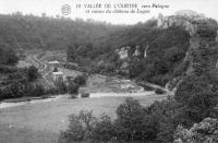 carte postale ancienne de Palogne vers Palogne et ruines du château de Logne