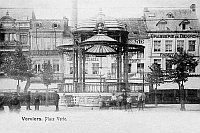 carte postale ancienne de Verviers Place Verte