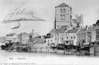 carte postale ancienne de Huy Panorama