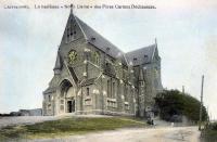 carte postale ancienne de Chèvremont La basilique Notre Dame des Pères Carmes Déchaussés