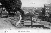carte postale ancienne de Verviers Pnt des Dardanelles