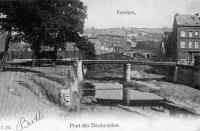 carte postale ancienne de Verviers Pont des Dardanelles