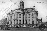 carte postale ancienne de Verviers Hôtel de ville