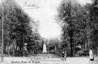 carte postale ancienne de Verviers Place du CongrÃ¨s