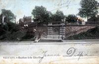 carte postale ancienne de Verviers Escaliers de la Chic-Chac