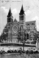 carte postale ancienne de Verviers Eglise Sainte Julienne