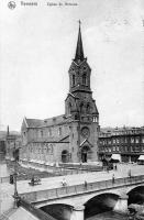 carte postale ancienne de Verviers Eglise Saint Antoine