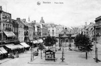 carte postale ancienne de Verviers Place verte