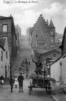 carte postale ancienne de Liège La Montagne de Bueren
