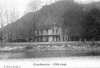 carte postale ancienne de Chaudfontaine Villa rouge