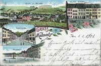 carte postale ancienne de Malmedy Gruss auss Malmedy