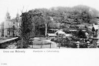 postkaart van Malmedy Gruss auss Malmedy - Pfarrkirche u. Calvarienberg