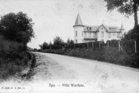 carte postale ancienne de Spa Villa Warfaaz