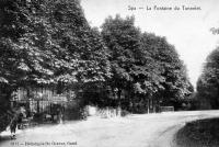 carte postale ancienne de Spa La Fontaine du Tonnelet