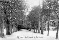 carte postale ancienne de Spa La Promenade de Sept heures