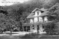 carte postale ancienne de Spa Le Parc de Sept heures