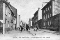 carte postale ancienne de Ensival Rue Grande Ville - Pensionnat des filles de la Sagesse