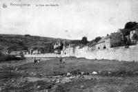 carte postale ancienne de Remouchamps La digue vers Aywaille