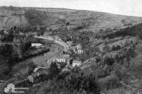 carte postale ancienne de Remouchamps Panorama