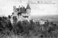 carte postale ancienne de Spa Château de Warfaz - Résidence du chancelier de l'empire pendant la guerre (1918)