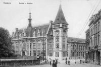 carte postale ancienne de Verviers Palais de Justice