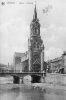 carte postale ancienne de Verviers Eglise Saint Antoine
