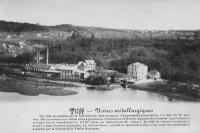 carte postale ancienne de Tilff Usines métallurgiques