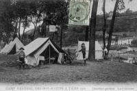 postkaart van Tilff Camp général des Boy-Scout. Quartier général. Le courrier