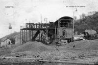 carte postale ancienne de Visé Cheratte - Le chemin de fer aérien