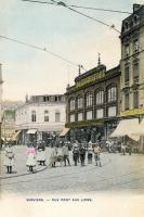 carte postale ancienne de Verviers Rue Pont aux Lions