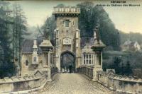 carte postale ancienne de Pepinster Entrée du château des Mazures