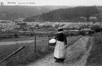 carte postale ancienne de Malmedy Vue prise de Floriheid