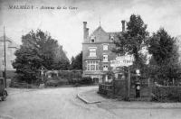 carte postale ancienne de Malmedy Avenue de la Gare