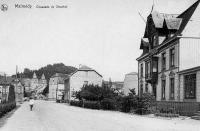 carte postale ancienne de Malmedy Chaussée de Stavelot