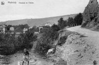 carte postale ancienne de Malmedy Chaussée de Chôdes