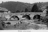 postkaart van Malmedy Le Pont d'Outrelepont