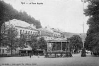 carte postale ancienne de Spa La Place Royale