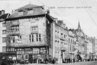 carte postale de Liège Ancienne maison   Quai de la Goffe