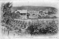 carte postale ancienne de Spa Vue générale prise de la route de Greppe