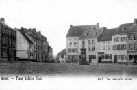 carte postale ancienne de Aubel Place Antoine Ernst