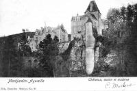 carte postale ancienne de Aywaille Montjardin-Aywaille   Châteaux, ancien et moderne