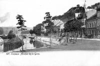 carte postale ancienne de Esneux Avenue de la Gare