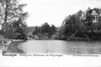 carte postale ancienne de Soumagne Etang du Château de Wégimont