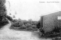 carte postale ancienne de Cornesse Route Grande Fontaine