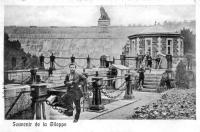 carte postale ancienne de La Gileppe Souvenir de la Gileppe