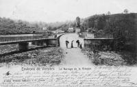 carte postale ancienne de La Gileppe Le Barrage de la Gileppe